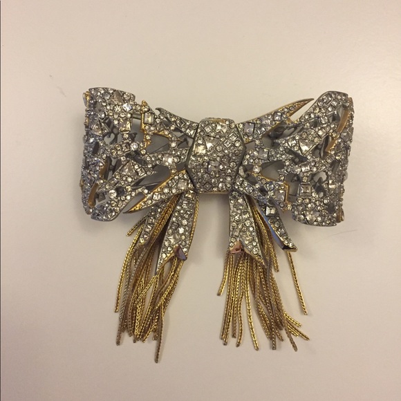 NWOT Alexis Bittar Mosaic Lace Bow Brooch--last 1! - Picture 3 of 4